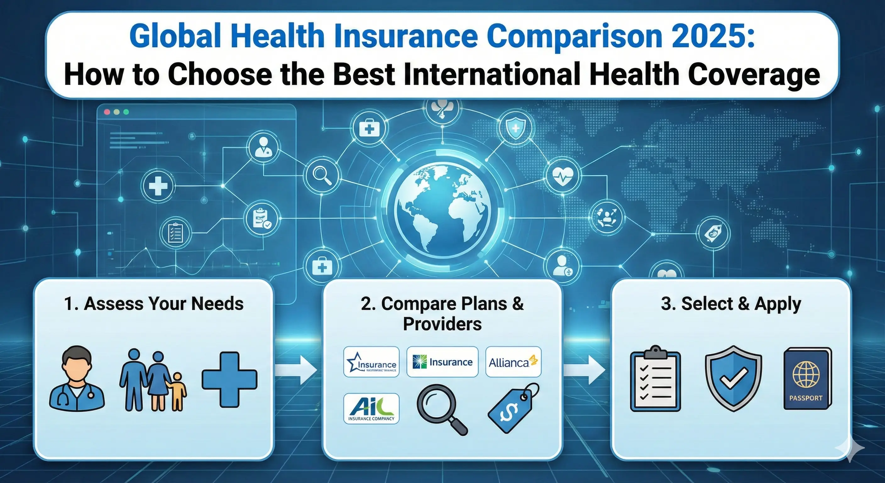 Global Health Insurance Comparison 2025: How to Choose the Best International Health Coverage Thumbnail