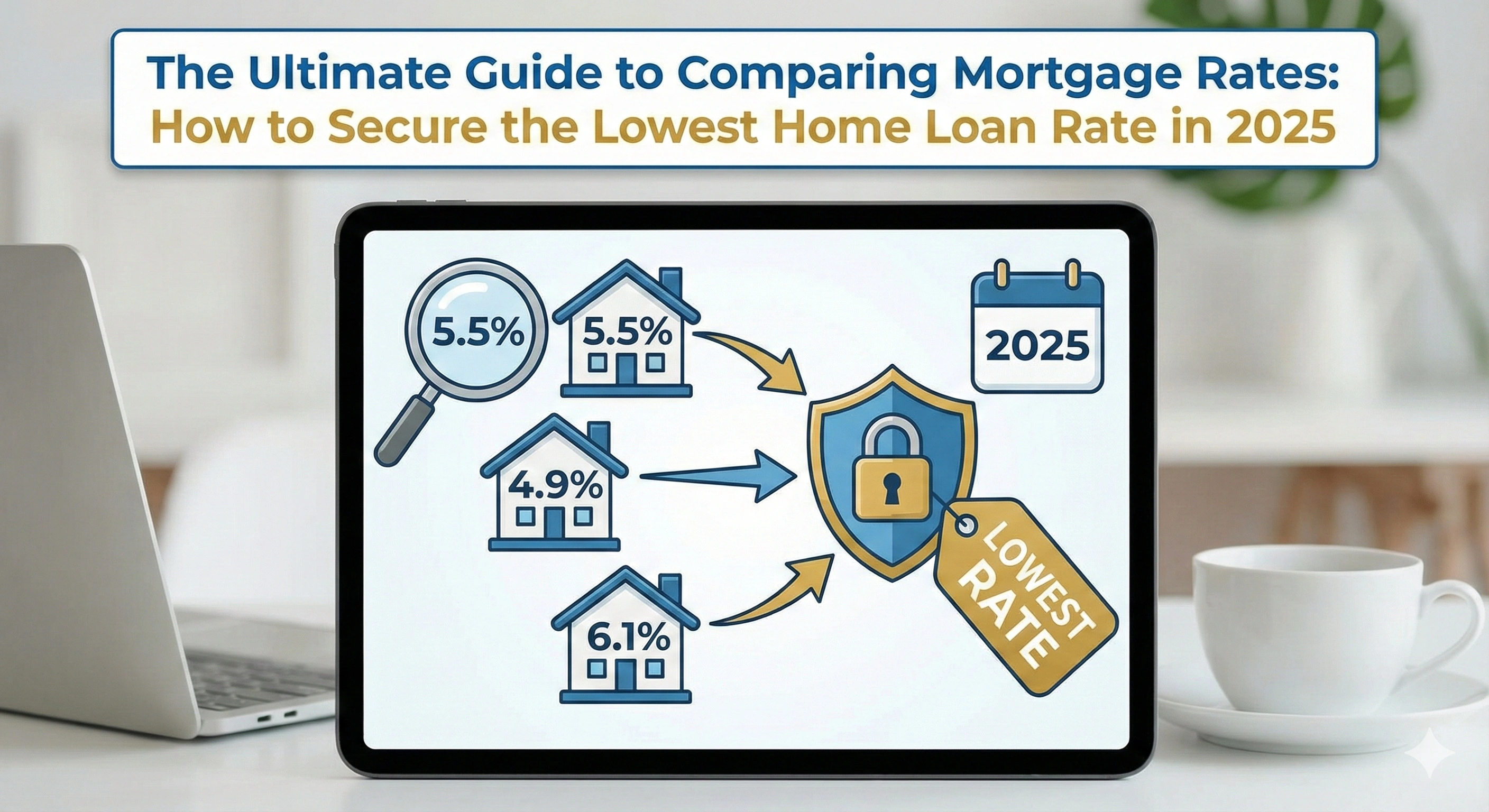 The Ultimate Guide to Comparing Mortgage Rates: How to Secure the Lowest Home Loan Rate in 2025 Thumbnail